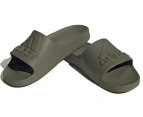 Adidas Unisex Adilette Aqua Slides - Olive Strata