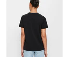 Target Australian Cotton Classic Crew Neck T-Shirt - Black