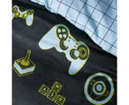 Target Zane Gaming Kids Quilt Cover Set - Black