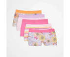 5 Pack Maxx Floral Shortie - Multi