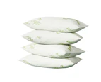 Giselle Bedding 4 Pack Bamboo Pillow Family Hotel