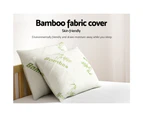 Giselle Bedding 4 Pack Bamboo Pillow Family Hotel
