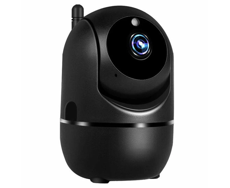 Automatic Motion HD Wireless IP Camera - Black