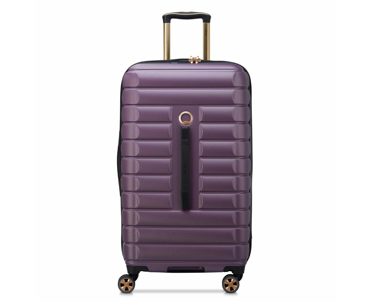 Delsey Shadow 5.0 - 80 cm 4 Wheel Trunk Suitcase - Plum