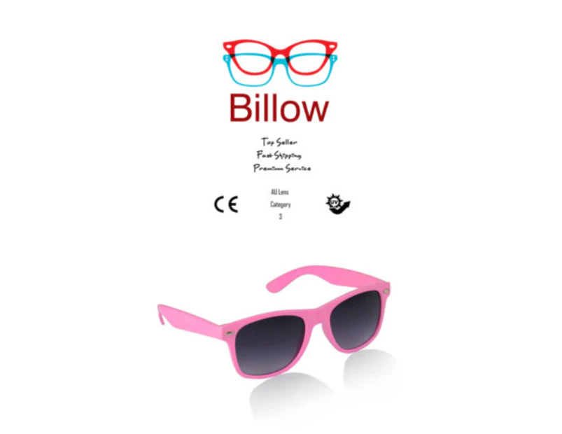 Billow Retro Classic Black Sunglasses Vintage UV400 glasses Male Female cheap