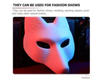 DIY Masquerade Masks Party Blank Masks Fox Painting Blank Masks Cute Masquerade Mask