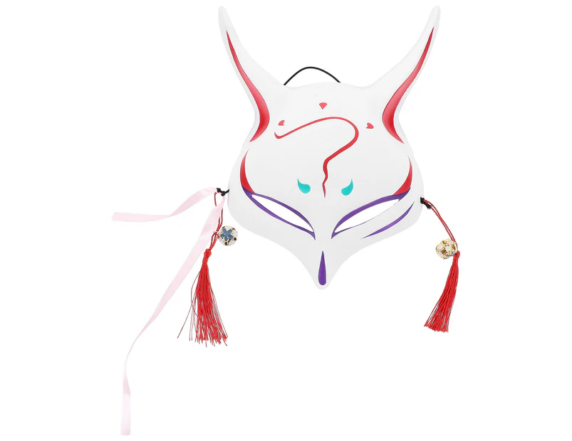 Fox Cosplay Mask Japanese Style Animal Mask Masquerade Venetian Mask for Halloween(style 2)