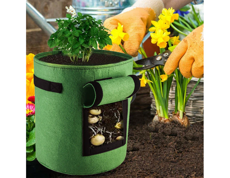 Plant Grow Bags Potato Planter Bag - Green