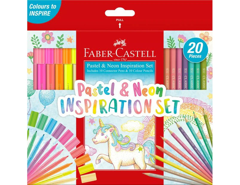 Faber-Castell Grip Color Markers - 20 Washable Fineline Markers