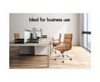 ALFORDSON Office Chair Ergonomic Paddings Computer Work Executive [Model: Philo - High Back - Brown]