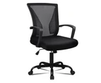 ALFORDSON Mesh Office Chair Executive Tilt Seat Gaming Racing Computer Fabric All Black