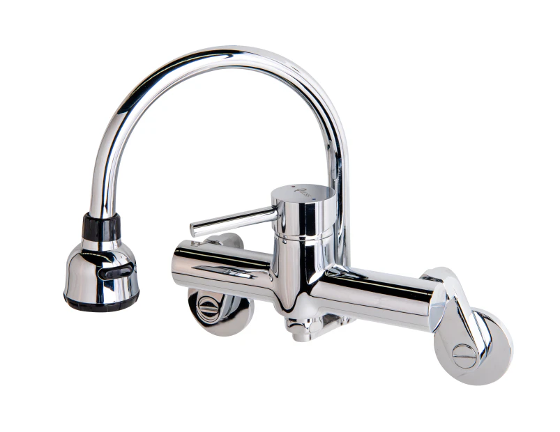 Quoss Cobra Kitchen Mixer Hard Spout (With 1/2" Male Fittings)