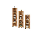Solid Wood Corner Shelf/ Bookcase/Showcase/1.2M/1.5M/1.8M - 1.2M Tall