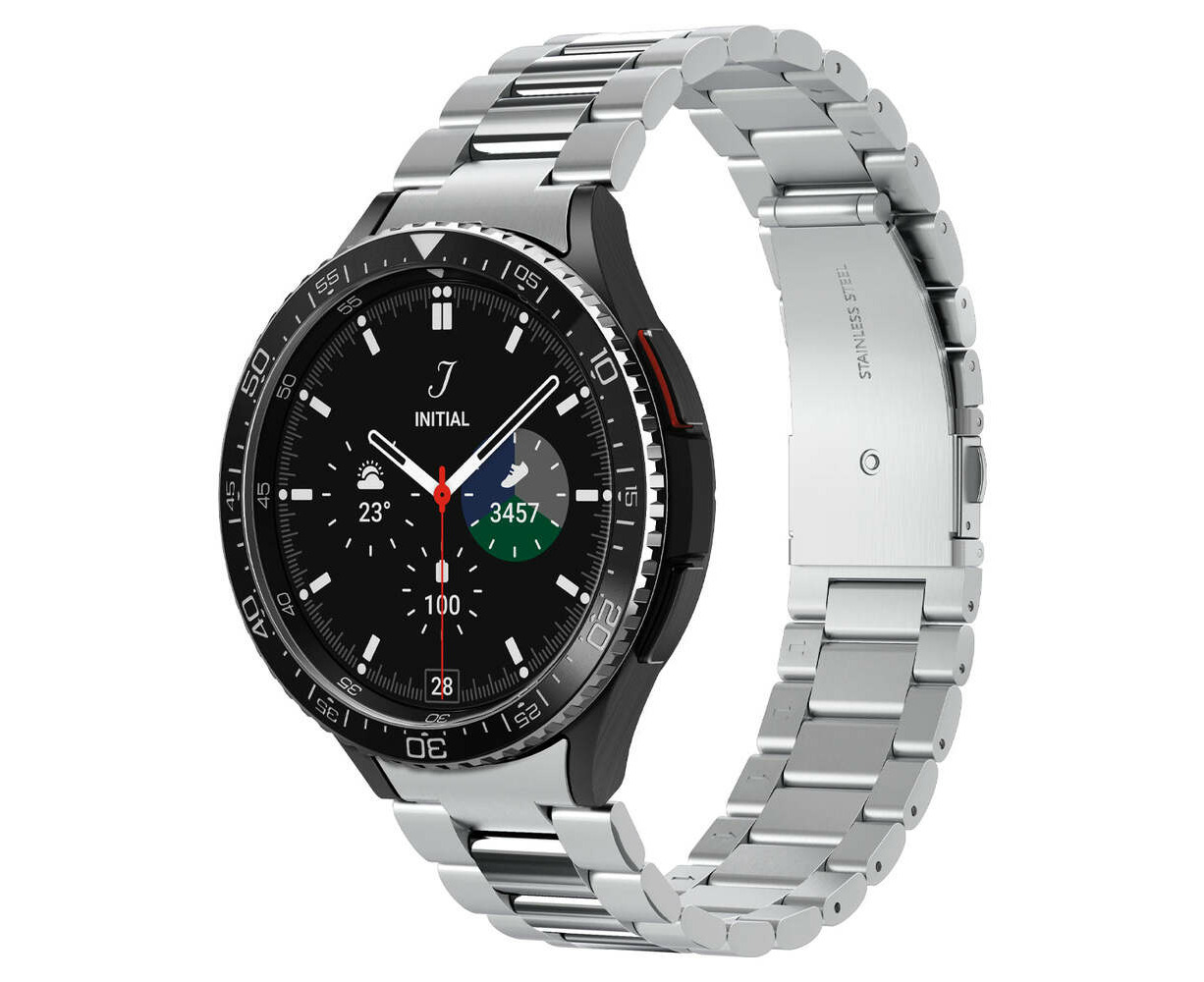 SPIGEN Galaxy Watch 6 Classic 43mm , Genuine Bezel Tune Ring Frame Metal  Cover for Samsung - Black