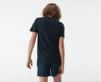 Quiksilver Youth Boys' Comp Logo Tee / T-Shirt / Tshirt - Navy Blaze