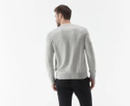 Tommy Jeans Men's Branded Sweater - Mid Grey Heather