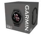 Garmin Venu 2 GPS Smart Watch Black/Slate - Black