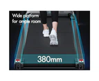 BLACK LORD Treadmill Electric Walking Pad Home Fitness Foldable w/ Smart Watch