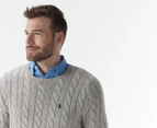 Polo Ralph Lauren Men's Driver Long Sleeve Sweater - Andover Heather