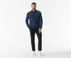 Polo Ralph Lauren Men's Driver Long Sleeve Sweater - Navy Heather