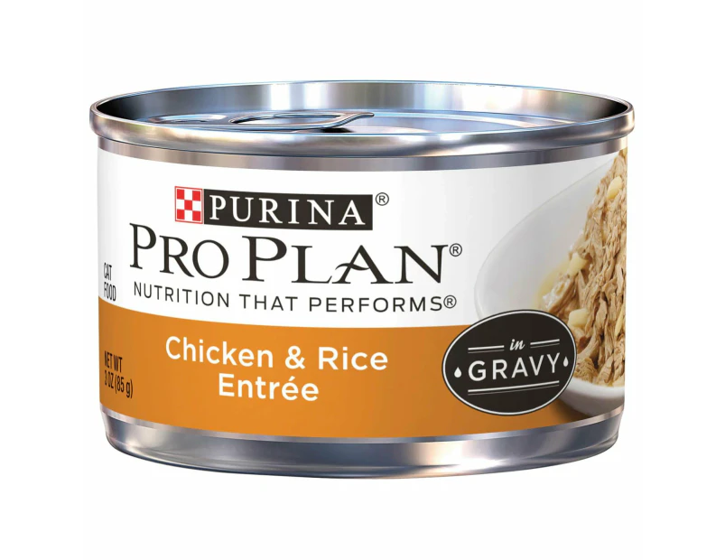 Pro Plan Savour Adult Chicken & Rice Entree Wet Cat Food 85G