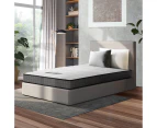 Bedra Single Mattress Tight Top Bed Bonnell Spring Foam 13CM Medium Firm - Multicolour