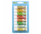 Organic Lip Balms Combo Pack, 8 Pack, 0.15 oz (4.25 g) Each