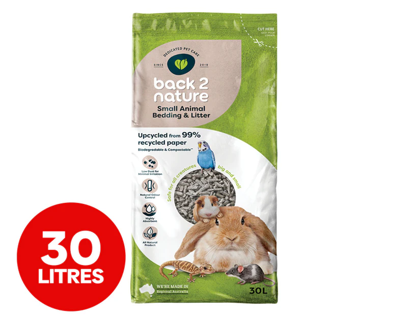 Back-2-Nature Small Animal Bedding & Litter 30L