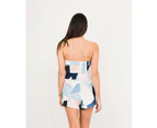 WINSOME GIRL Women's Summer Strapless Party Playsuit Multicolor WGPS15
