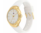 Tommy Hilfiger 1782473 White Silicone Womens Watch