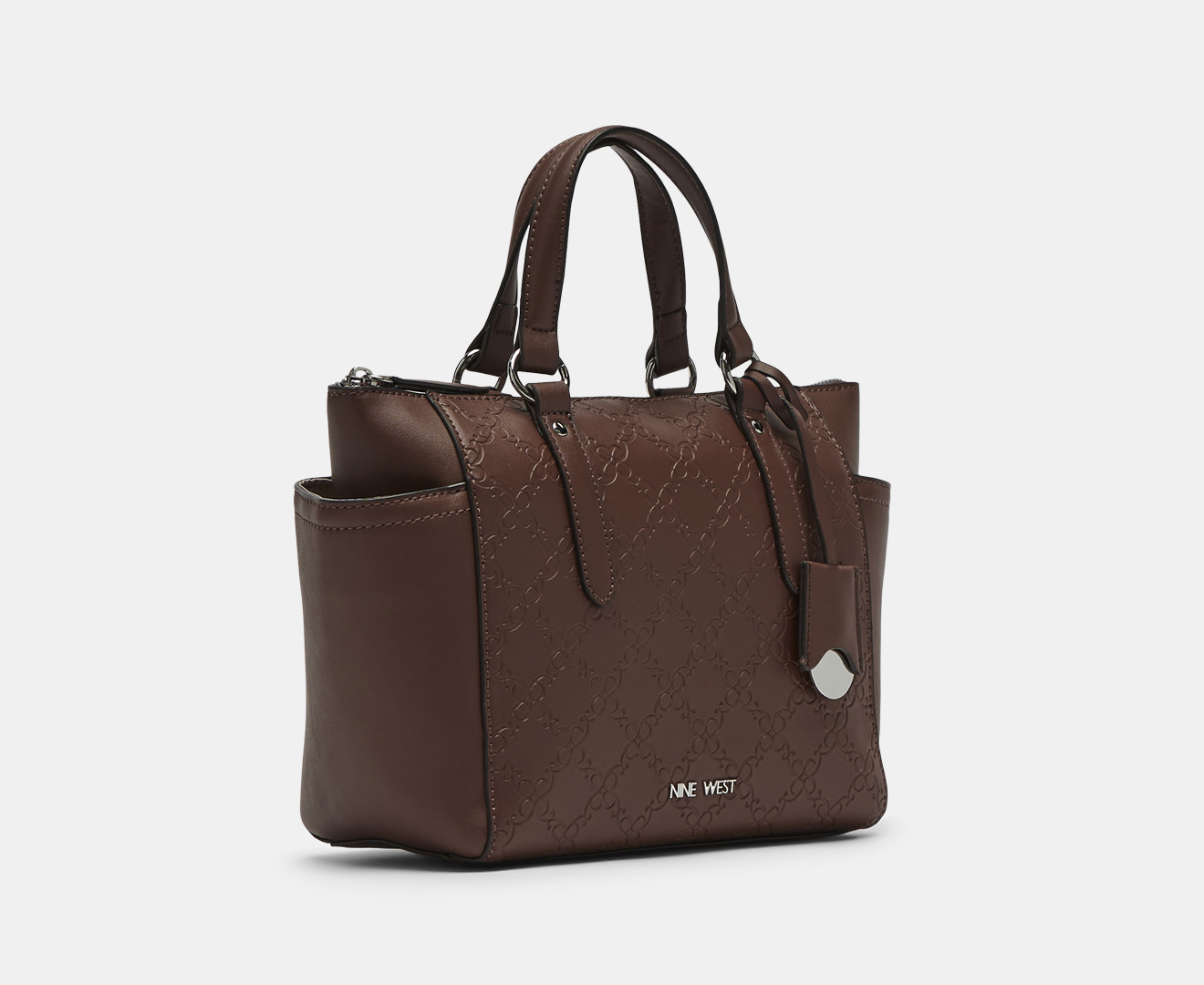 Nine West Cedar Satchel Bag Mahogany M tch