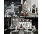 Cool White Warm White Multi-color 1000LED 100M LED Fairy String Christmas Birthday Wedding Lights Lighting Indoor Outdoor Garden Porch 8 Modes 31V - Cool White