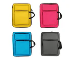 Portable Waterproof Canvas Shoulder Bag Painting Pad Backpack for Sketching - Yellow