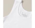 Target Girls Cotton Vests - 3 Pack - White