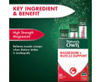 Nature's Own Magnesium + Muscle Support Effervescent with High Strength Magnesium 60 Tablets