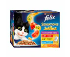 Felix Sensations Jellies Favourites Menu Wet Cat Food 12X85G