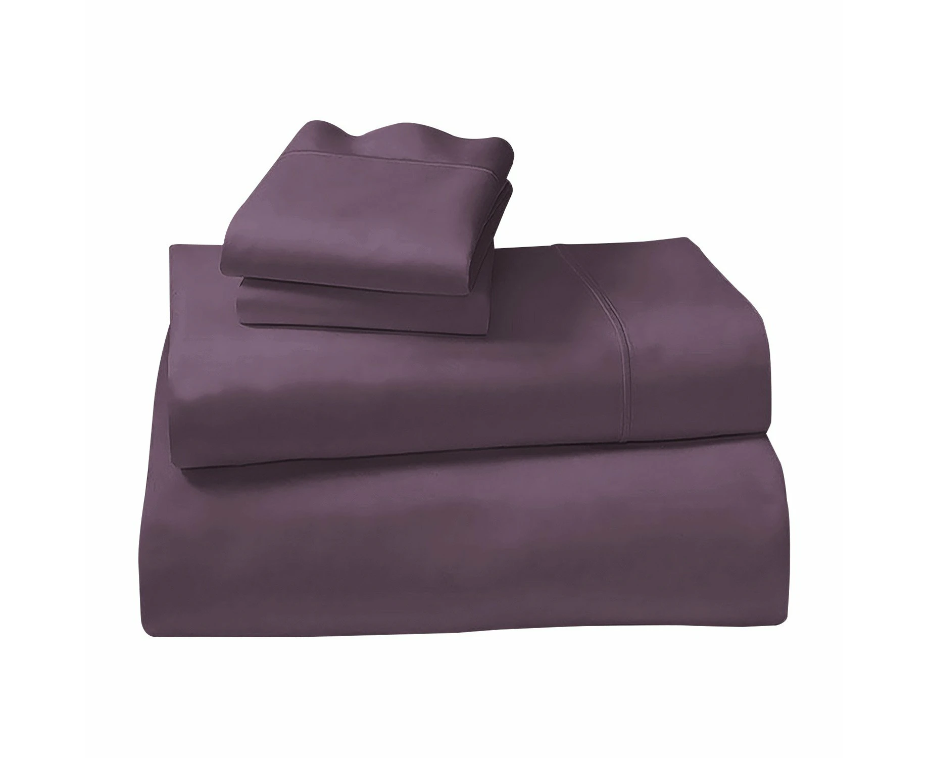 Lilac Cotton microfibre 1000TC 4pc King sheet set