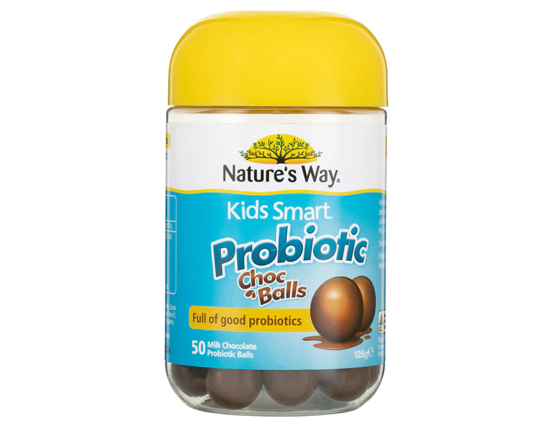 Nature's Way Kids Smart Probiotic Choc Balls 50 Choc Balls 125g