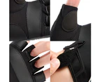 1 Pair Anti-slip Breathable Half Finger Riding Gym Fitness Gloves for Men Women - Black
