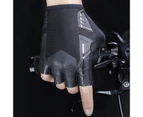 1 Pair Men Women Cycling Half Finger Bicycle Mitten Breathable MTB Riding Gloves