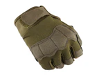 1 Pair Gloves Multicolor Antiskid Outdoor Supply Sport Riding Mountain Climbing Training Fitness Gloves for Cycling Riding - Army Green