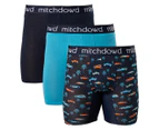 Mitch Dowd Men's Boulevard Cruzin' Bamboo Comfort Trunk 3-Pack - Navy/Blue/Multi