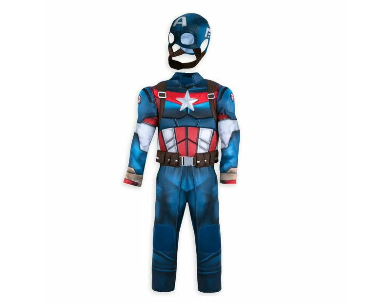 Disney Captain America Kids Costume - Blue