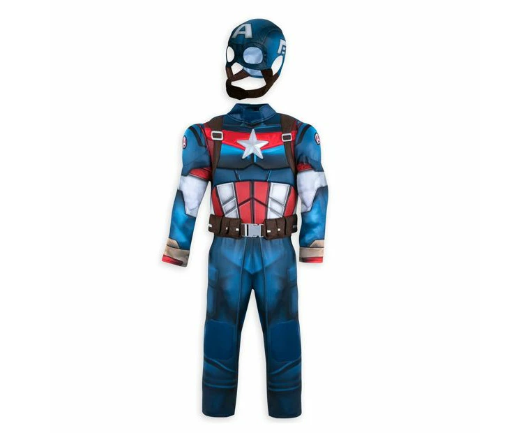 Disney Captain America Kids Costume - Blue