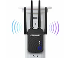 COMFAST 1200Mbps Dual Band 5G Wifi Extender 4 Antenna Signal Booster