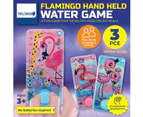 Party Central 3PK Water Ring Toss Game Handheld Flamingo Designs