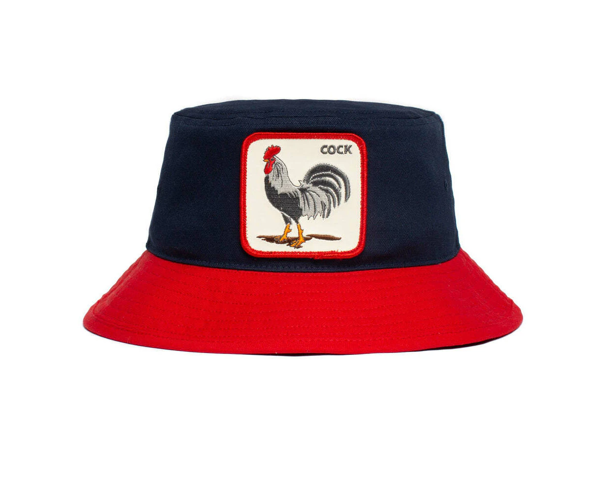 Goorin Brothers Mens Americana Bucket Hat 100% Cotton Animal Series - Navy