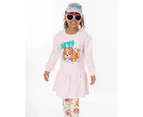 Paw Patrol Girls Skye Sweater Dress & Leggings Set (Pink) - NS7108