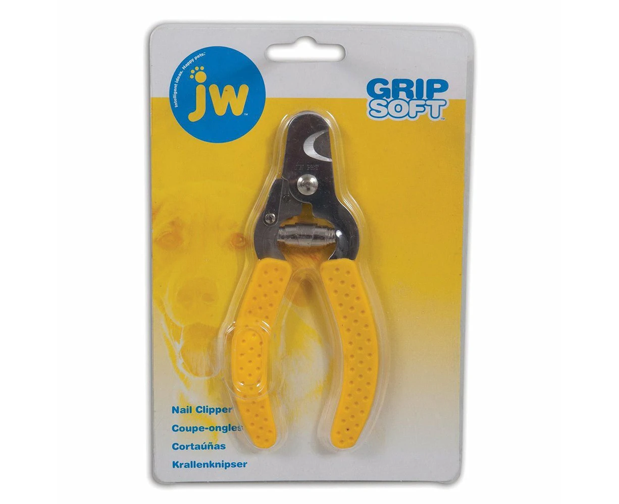 Gripsoft Nail Clipper Scissor Yellow Handle Medium for Dogs