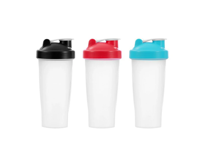 24 x PROTEIN SHAKER BOTTLES with SHAKER BALL 600mL | Supplement Mixer Cup Bottle